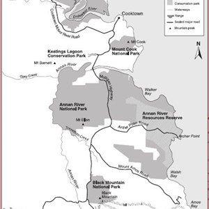 Black Mtn NP location map