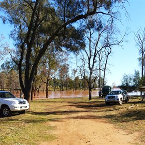 The first campsite by the lake