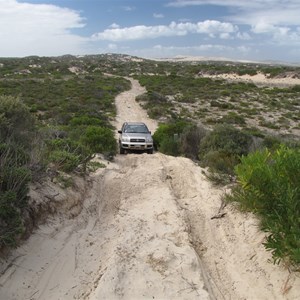 Beach track around Sleaford Bay