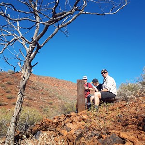 On the saddle trail