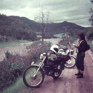 Flooded river Jan 76
