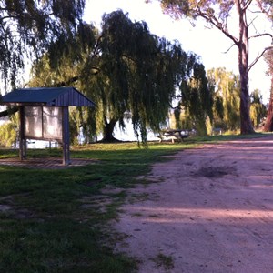 Dangars Lagoon information board