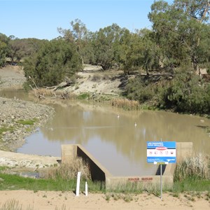 Water can return to Darling River here