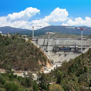 (New) Cotter Dam, under construction (Feb 2013