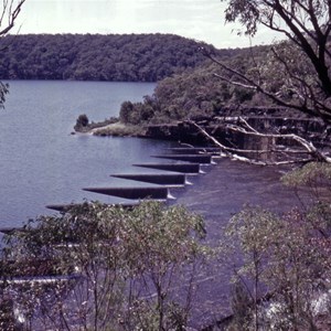 Spillway operating - 0.08m above FSL