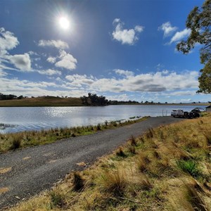 Lake access road