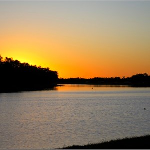 Longreach Waterhole sunset