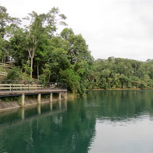 Lakeside boardwalk