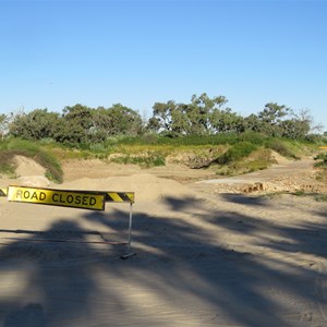 Closed due to damaged concrete