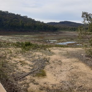 Teddington Reservoir - dry as chip