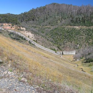 Spillway located on left abutment