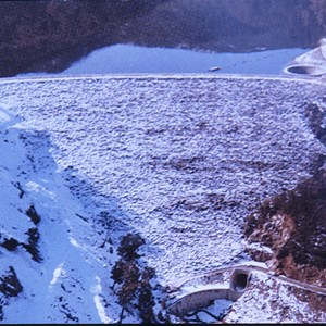 Geehi dam downstream face