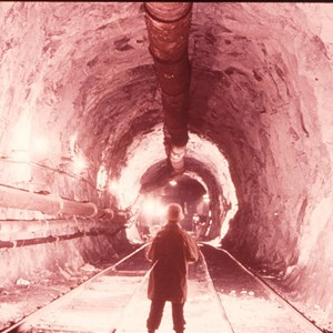 Unlined section of Eucumbene - Snowy tunnel