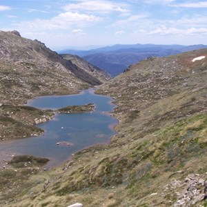 View from Main range track