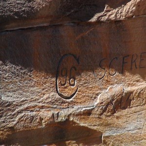 Engravings at Godfrey Tank