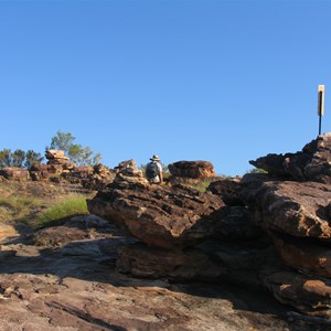 Track boulderfield