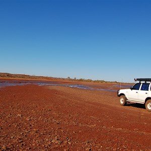 Crossing Fortescue River at Low Tide