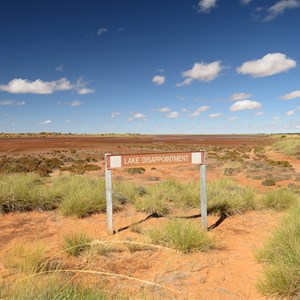 Claypan at lake edge May 2013