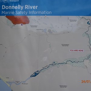 Map of the river