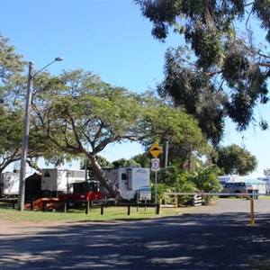 The entrance area to the park