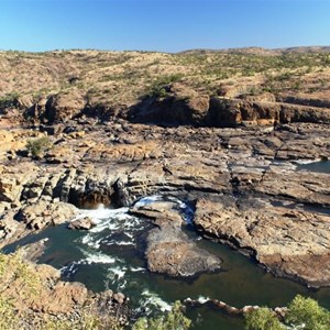 The gorge below the Burdekin Falls Dam