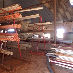 Cordillo Downs Woolshed, 15 June 2018...still lots of stuff stored inside