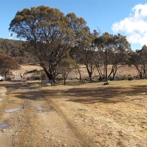 Campsite at bridge