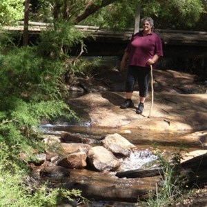 Hiking at Lane Poole Reserve