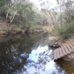 Stringers - summer low water level