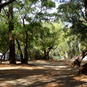 Boat ramp camp area