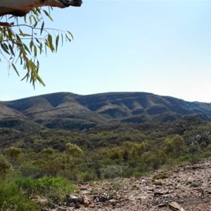 panoramic view from the campground