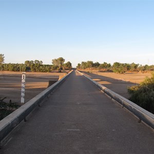 Single lane, no guard rails