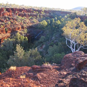 Falls view from clifftop