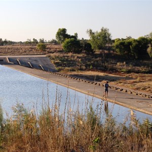 Fishing on the Weir.