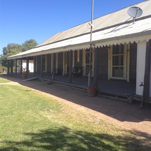 Yanga Homestead from the lawn quadrangle