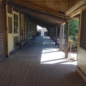 The front Veranda of Yanga Homestead