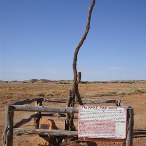 The Angle Pole  Oodnadatta track 2011