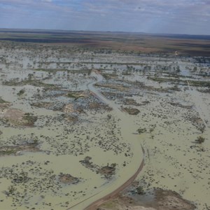 Flooded Birdsville Track