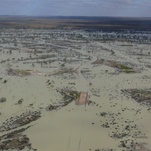 Flooded Birdsville Track