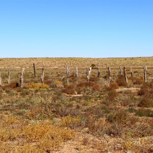 Old stockyard on Pandie Pandie Station