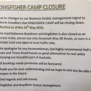 Closure Notice