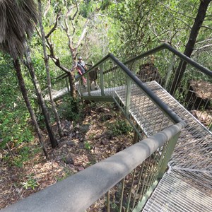 Some of the 135 stairs
