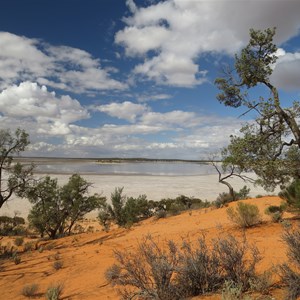 Lake from south side campsite -April 2013