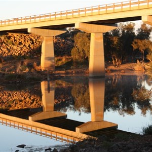 Galena Bridge 2 on sunrise