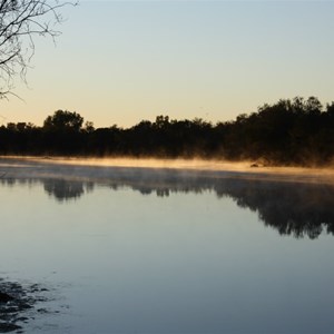 Murchison River at Galena Bridge on sunrise