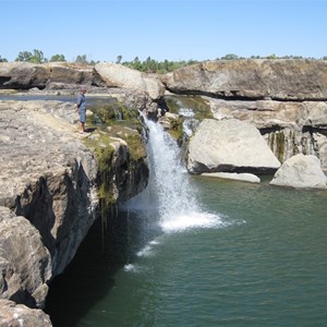 Falls and plunge pool