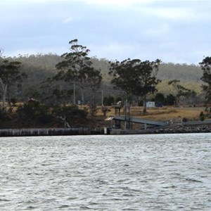 The access ramp to ferries from the water