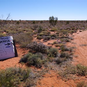 Track Marker to Plane Wreck Site