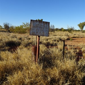 Bore and old airstrip Site near mount Winter