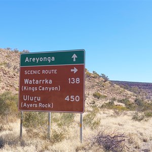 Areyonga Turnoff (Start of Mereenie Loop Rd)